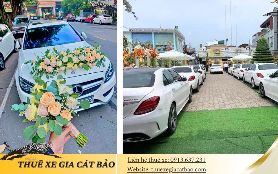 Địa chỉ cho thuê xe rước dâu Mercedes sang trọng