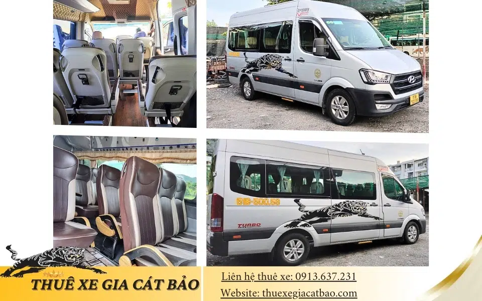 thuê hoa trang trí xe cưới 16 chỗ