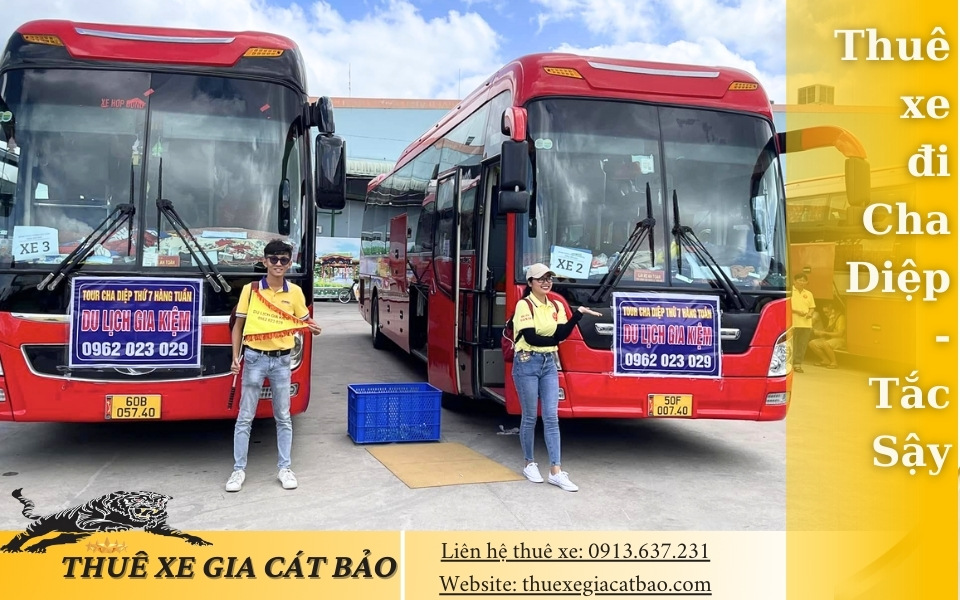 nhà xe thuê xe đi cha diệp tắc sậy giá rẻ